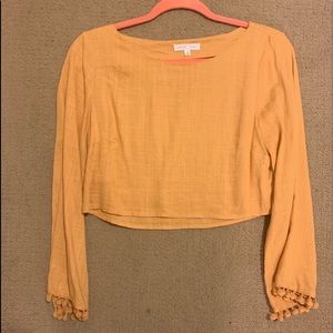Long sleeve crop